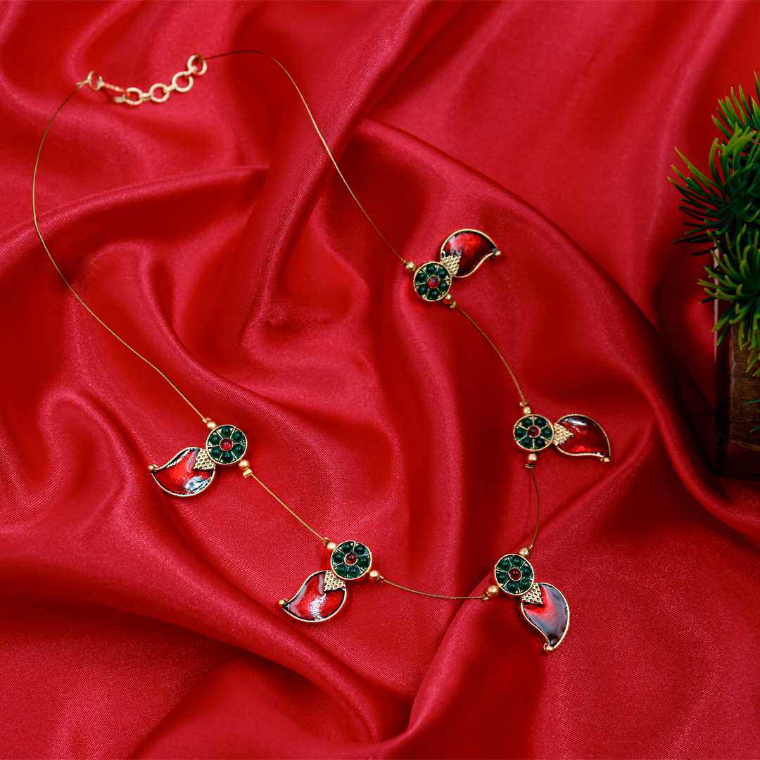 NBCA 110 Invisible chain with earrings