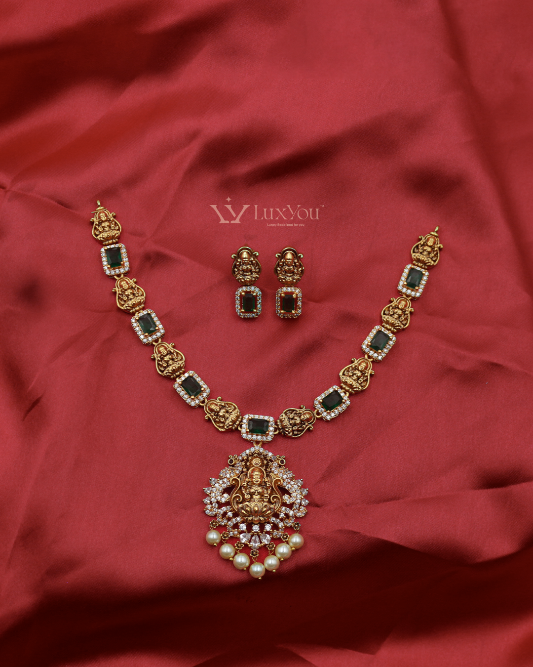 NBCA 036 Antique Fusion Neckpiece with Earrings