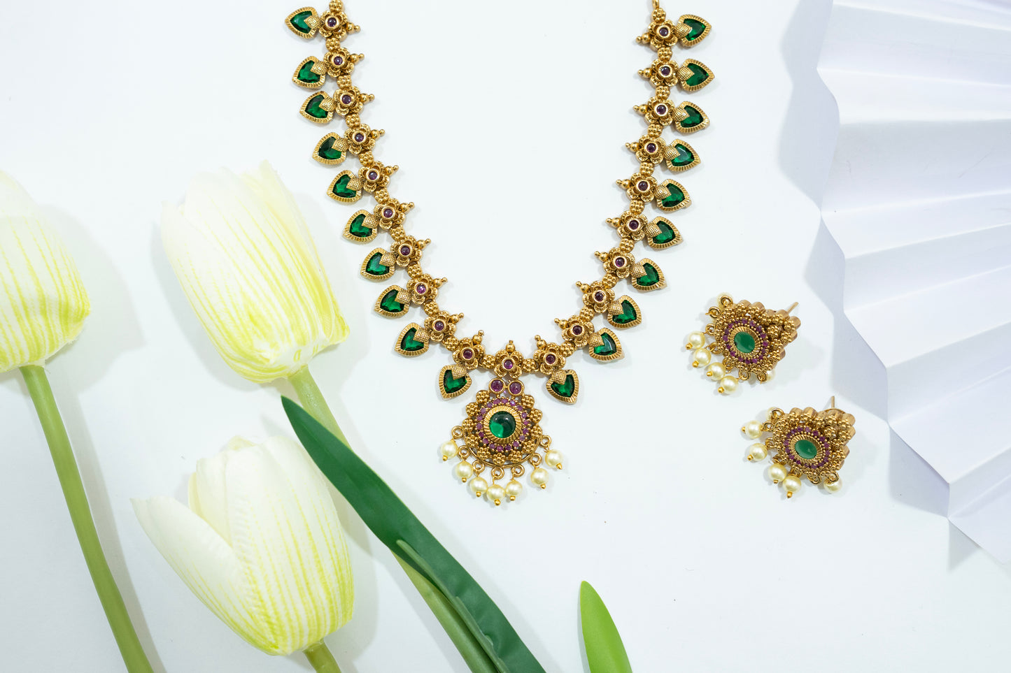NBCA 042 Palakka Necklace with Earrings