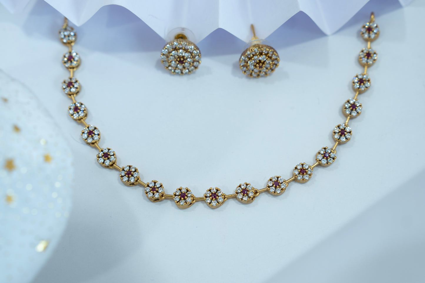 NADA 010 AD simple Necklace with Earrings