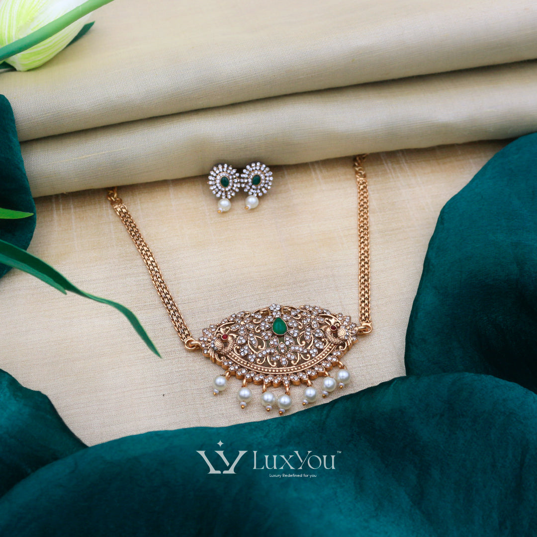 NBA 019 Necklace with Earrings