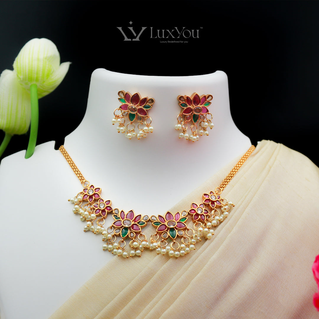 NBA 040 Necklace with Earrings