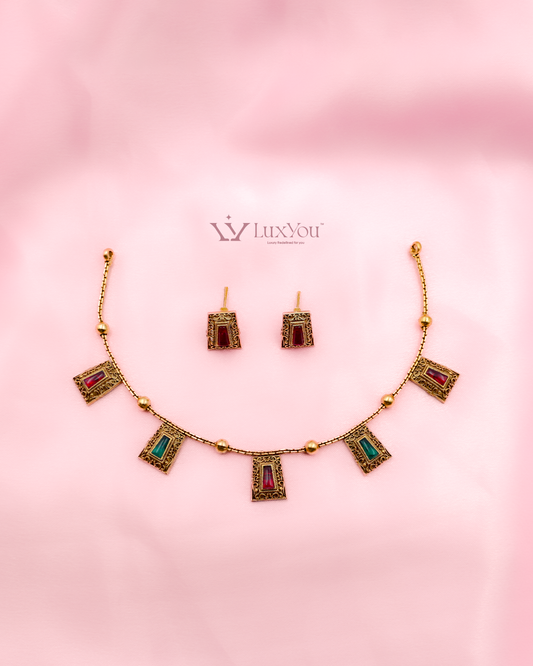 NBCA 002 Neckpiece with Earrings