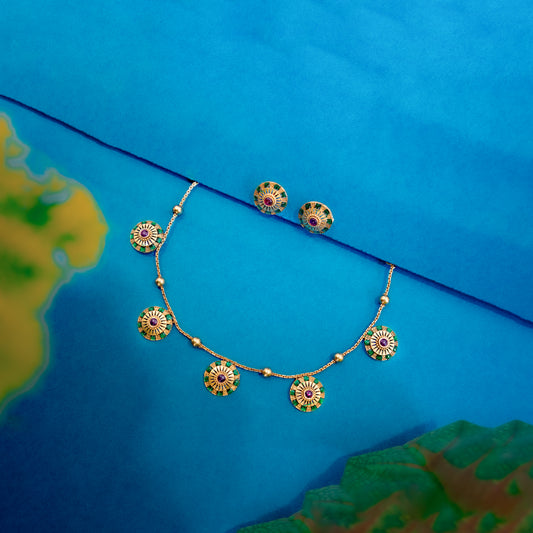 NBCA 005 Neckpiece with Earrings
