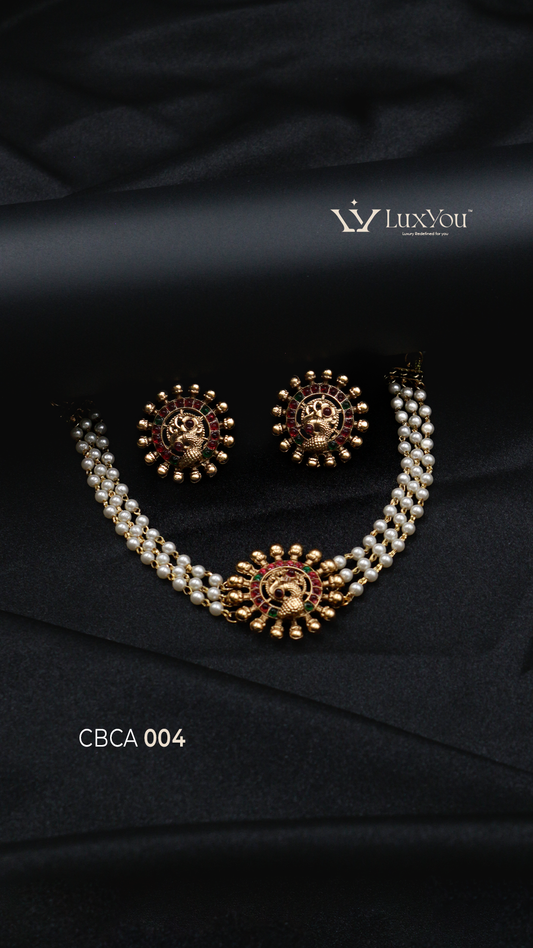 CBCA 004 Choker with Earrings
