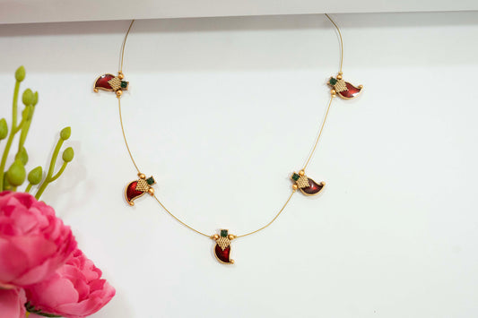 NBCA 001 Invisible Necklace with Earrings
