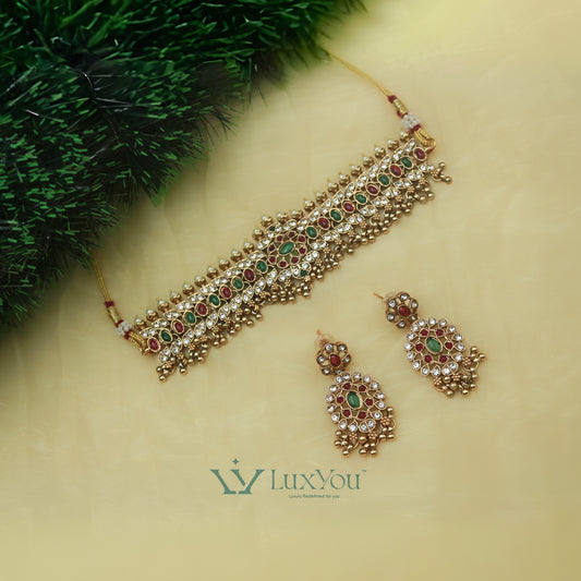 NCA 028 Chocker with Earrings